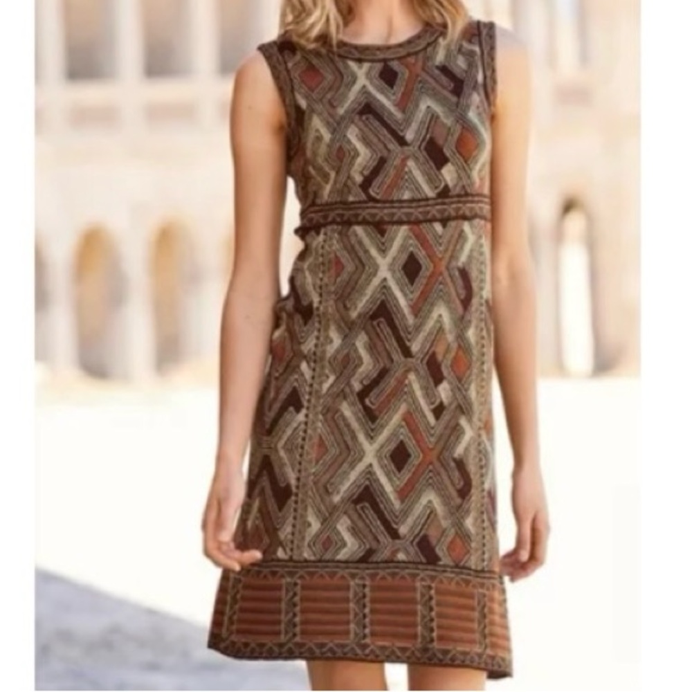 PERUVIAN CONNECTION 🦙 Imani Pima Cotton Sheath Dress
